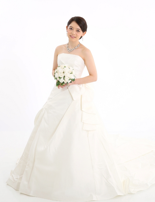 サテン地シンプルリボン